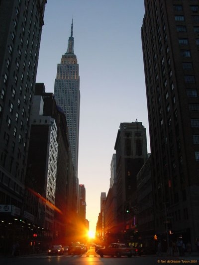 New York City Rare Sunset